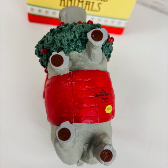 Silver Deer Tom Rubel Christmas Animals Hippo Figurine - Picture 6 of 9